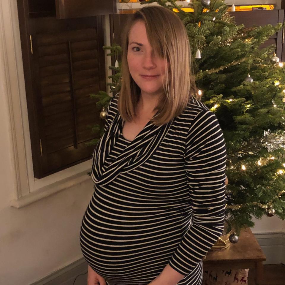 Rosie pregnant over Christmas 2019