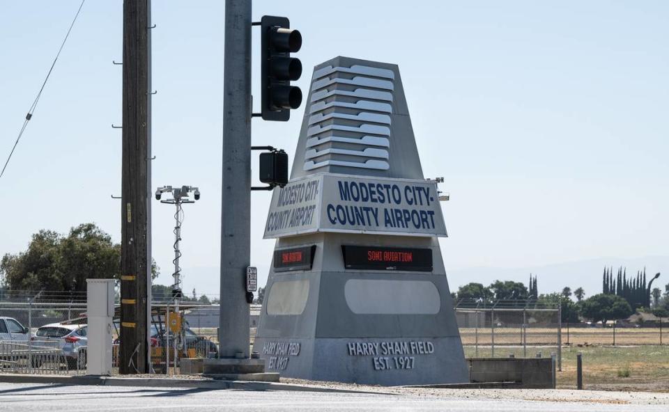 Modesto City-County Airport in Modesto, Calif., Wednesday, August 9, 2023.