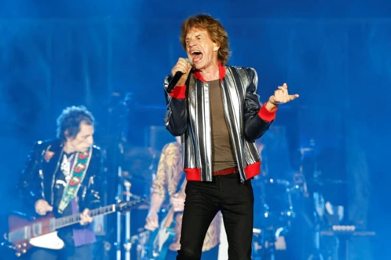 Mick Jagger et les Rolling Stones sur scène à St. Louis, dans le Missouri, le 26 septembre, pendant leur tournée nord-américaine - Kamil Krzaczynski © 2019 AFP