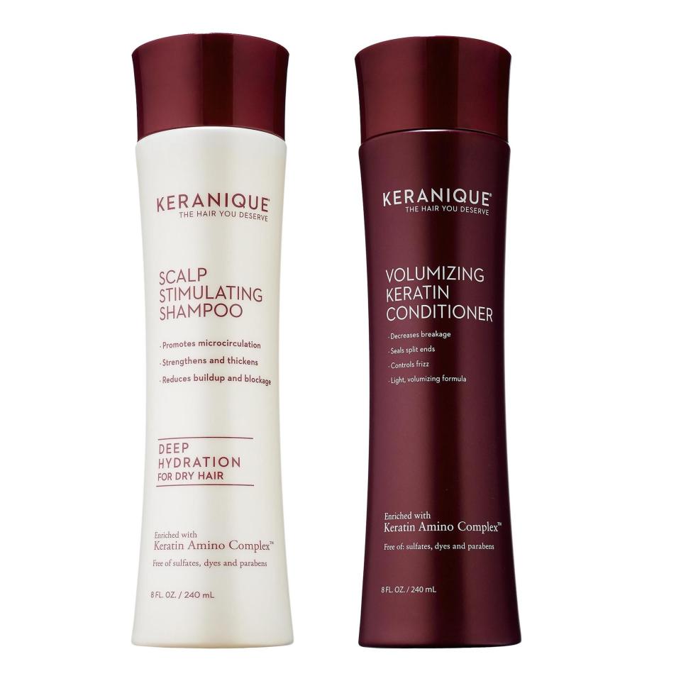 Volumizing Shampoo & Conditioner: Keranique Volumizing Scalp Stimulating Shampoo & Conditioner