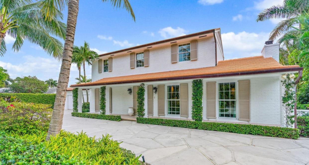 The house that just sold for $10.2 million at 310 Plantation Road on the North End of Palm Beach was built in 1950 but has since been remodeled.
