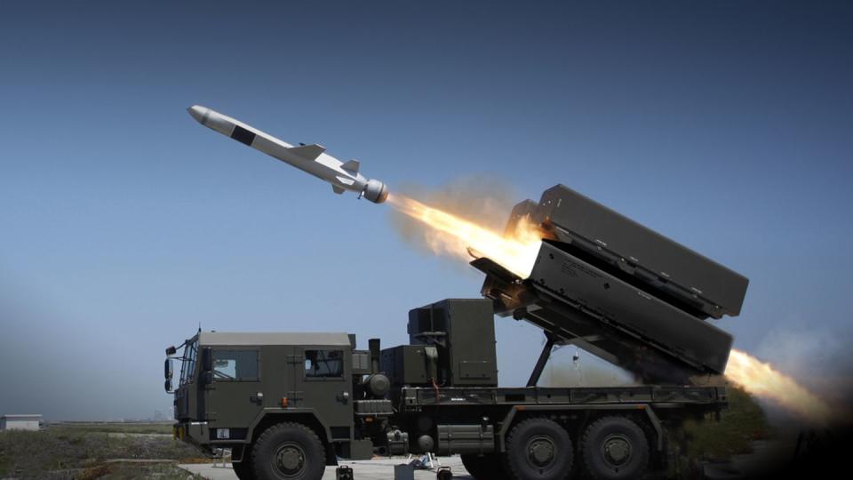The Naval Strike Missile can launch from both land- and sea-based platforms. (Kongsberg Defence and Aerospace)