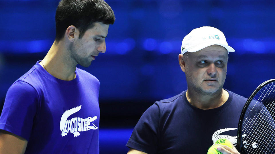 Novak Djokovic and longtime coach Marian Vajda have parted ways, with the latter deciding to spend more time with family. (Photo by Clive Brunskill/Getty Images)