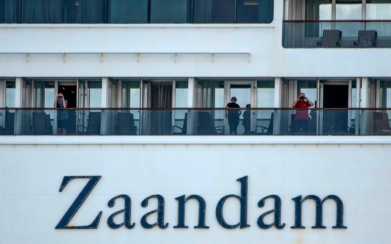 A British national is among four people to have died on the Zaandam - AFP