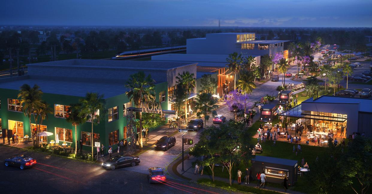 Rendering of Nora, a new district planned on the north side of downtown West Palm Beach.