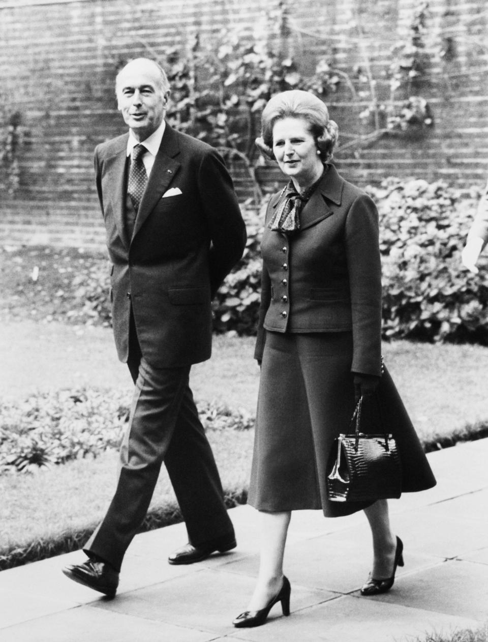 With Mrs Thatcher in November 1979 - Keystone-France/Gamma-Keystone via Getty Images