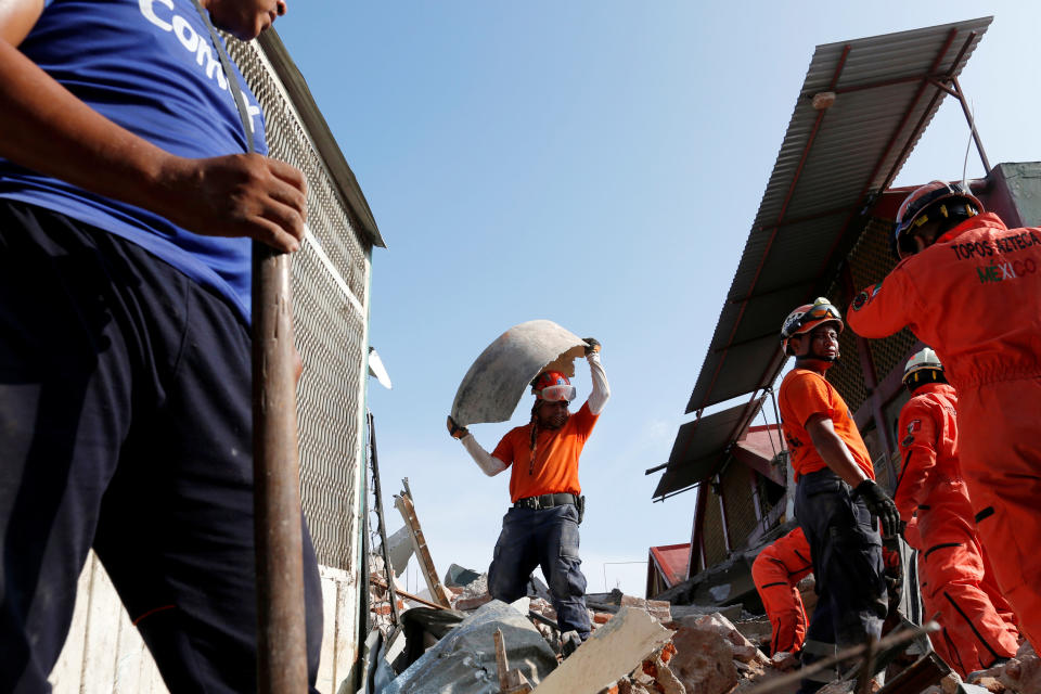 FOTOS: Los Topos, los héroes del peor sismo de México