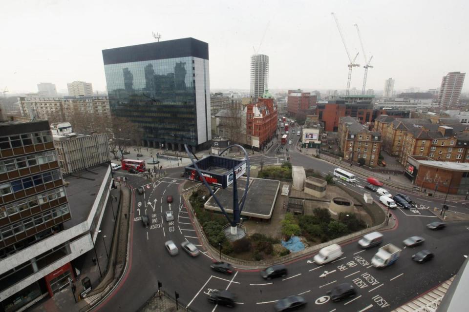 London's 'Silicon Roundabout' because of the high amount of tech companies in the area. (Getty Images)
