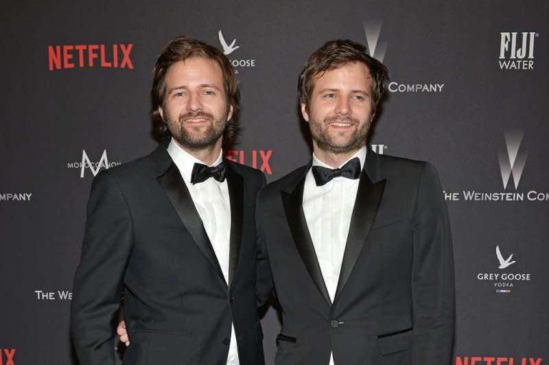 Matt and Ross Duffer (also known as the Duffer Brothers) bring "Stranger Things" the the London stage. File Photo by Christine Chew/UPI