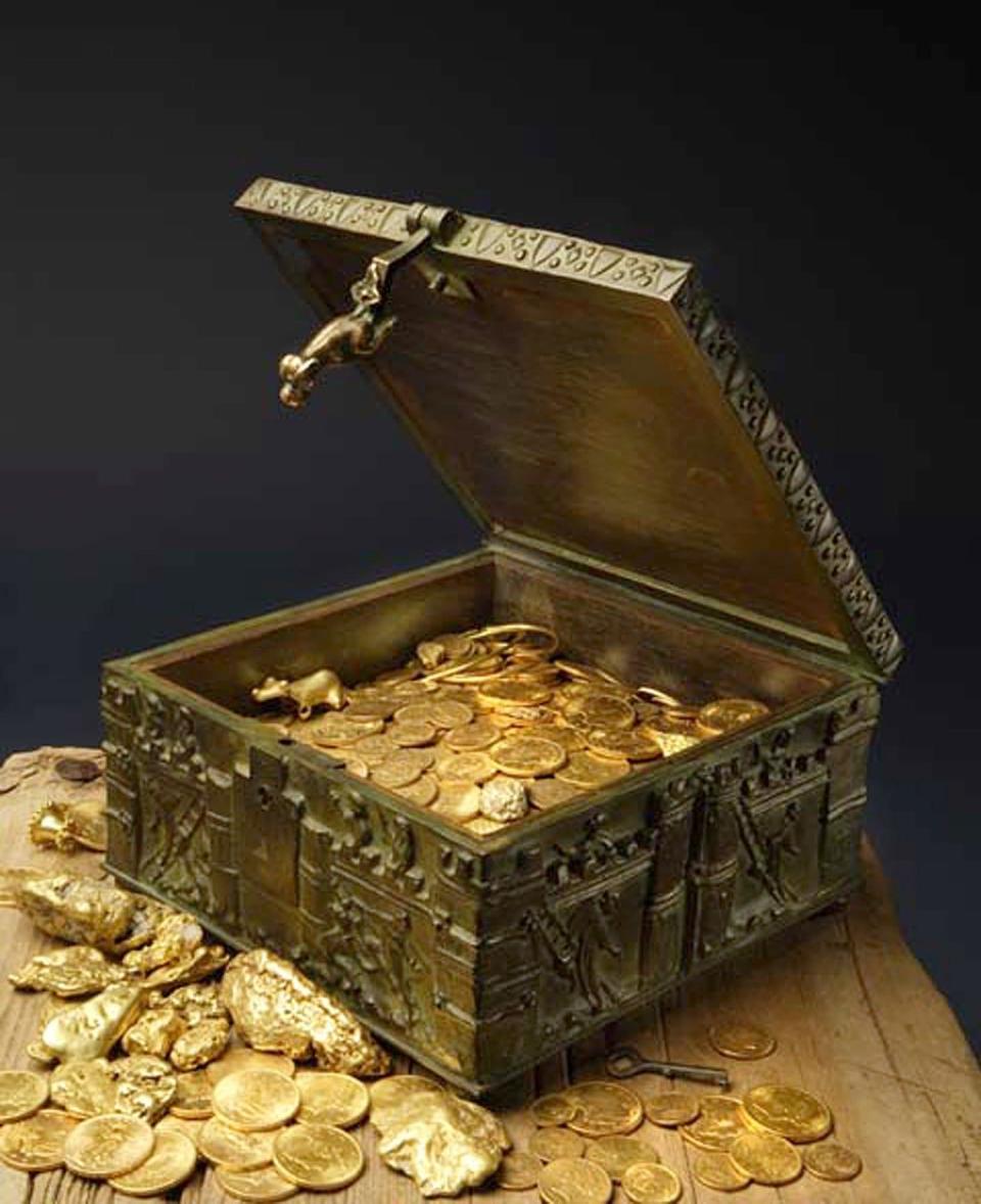 The treasure chest that Fenn claimed to have hidden - Addison Doty/AP