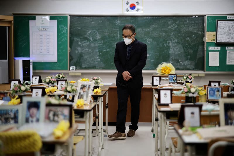 South Koreans mark the 10th anniversary of the sunken Sewol ferry that killed 304 people, mostly school students