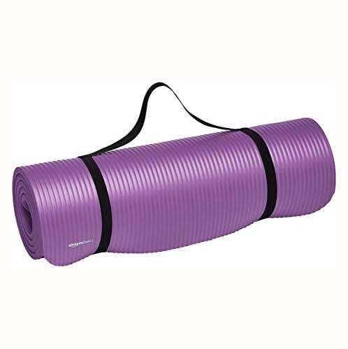 6)  Extra Thick Exercise Yoga Mat with Carrying Strap