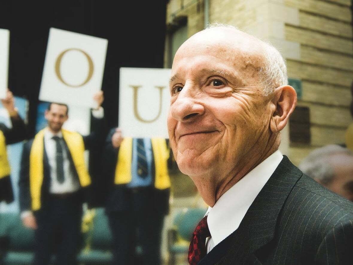 Ernest Rady, through the Rady Family Foundation, made the largest gift in the University of Manitoba’s history, donating $30 million in 2016. (Thomas Fricke/University of Manitoba - image credit)