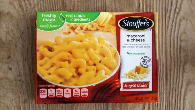 PHOENIX, ARIZONA, JULY 28, 2017: Box of Stouffers Macaroni and Cheese.