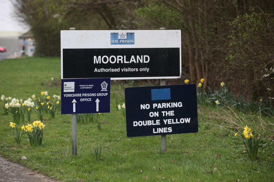 HMP Moorland in Doncaster from where disgraced former footballer Adam Johnson is thought to have left earlier this morning after serving three years for child sex offences. (Danny Lawson/PA Wire)