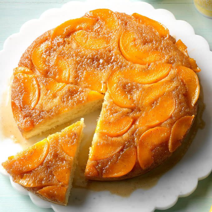 Makeover Peach Upside-Down Cake