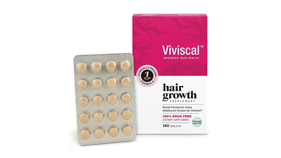 Suplemento para el crecimiento del cabello Viviscal. (Foto: Amazon)
