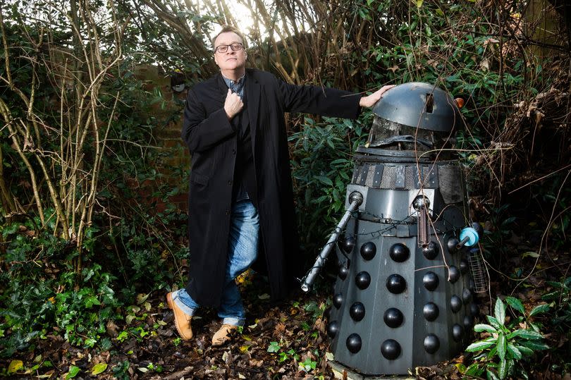 Russell T Davies and a Dalek