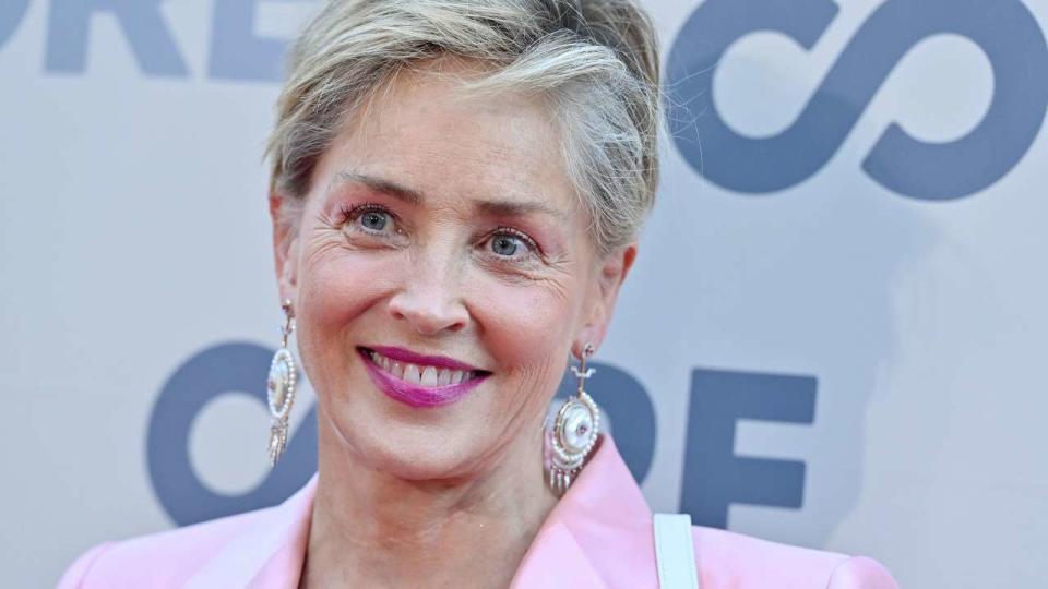 Sharon Stone au gala caritatif CORE, organisé par Sean Penn, à Los Angeles, le 10 juin 2022.