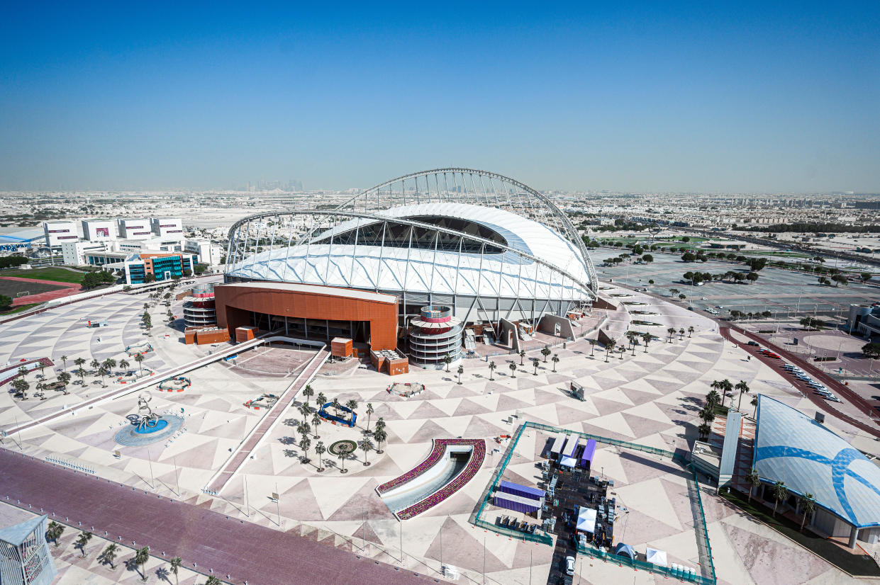 Khalifa International Stadion in Qatar. (Bild: Markus Gilliar/GES-Sportfoto via Getty Images)