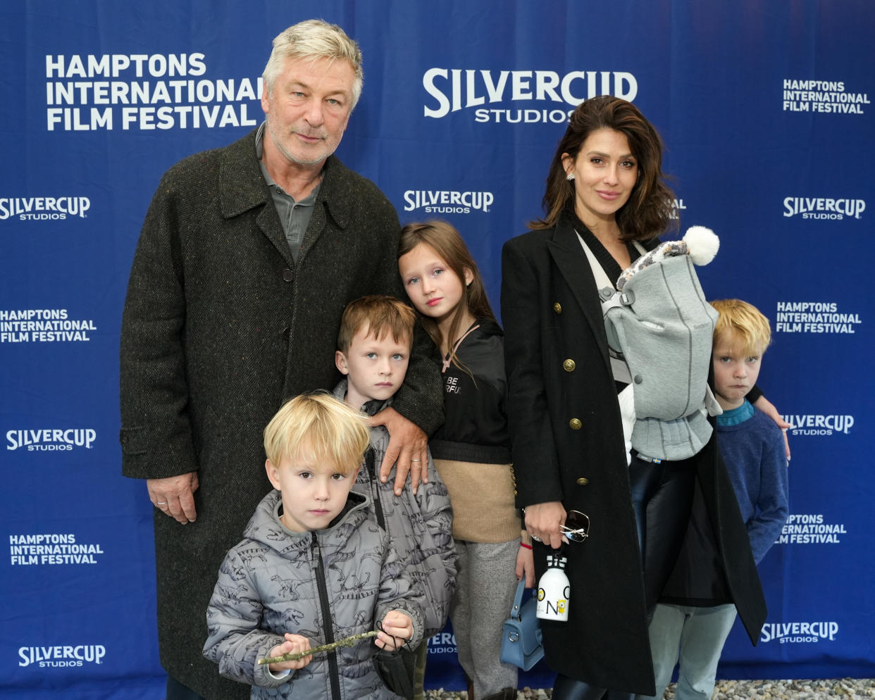 EAST HAMPTON, NEW YORK - OCTOBER 09: Alec Baldwin and Hilaria Baldwinattend the 30th annual Hamptons International Film Festival on October 09, 2022 in East Hampton, New York. (Photo by Sean Zanni/Getty Images for Hamptons International Film Festival )