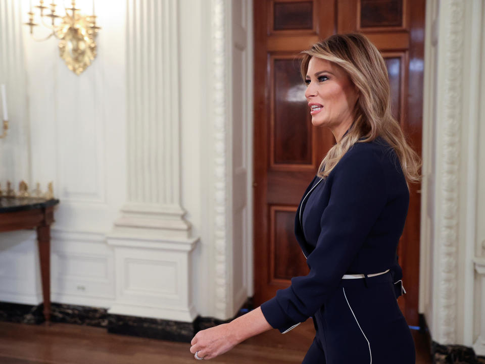 Melania Trump en la Casa Blanca. REUTERS/Jonathan Ernst.