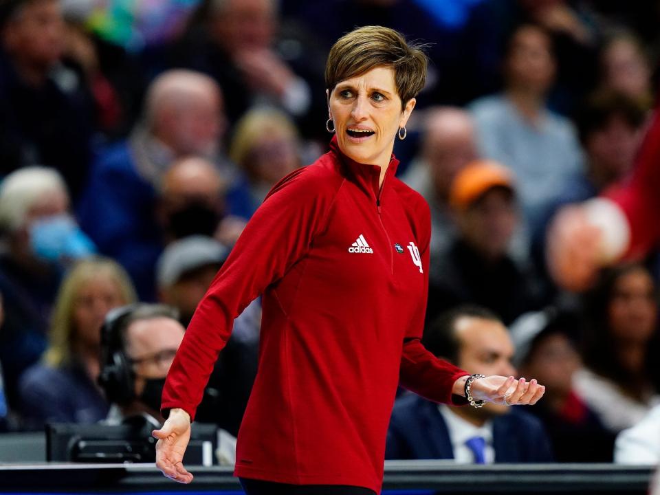 Indiana Hoosiers head coach Teri Moren.