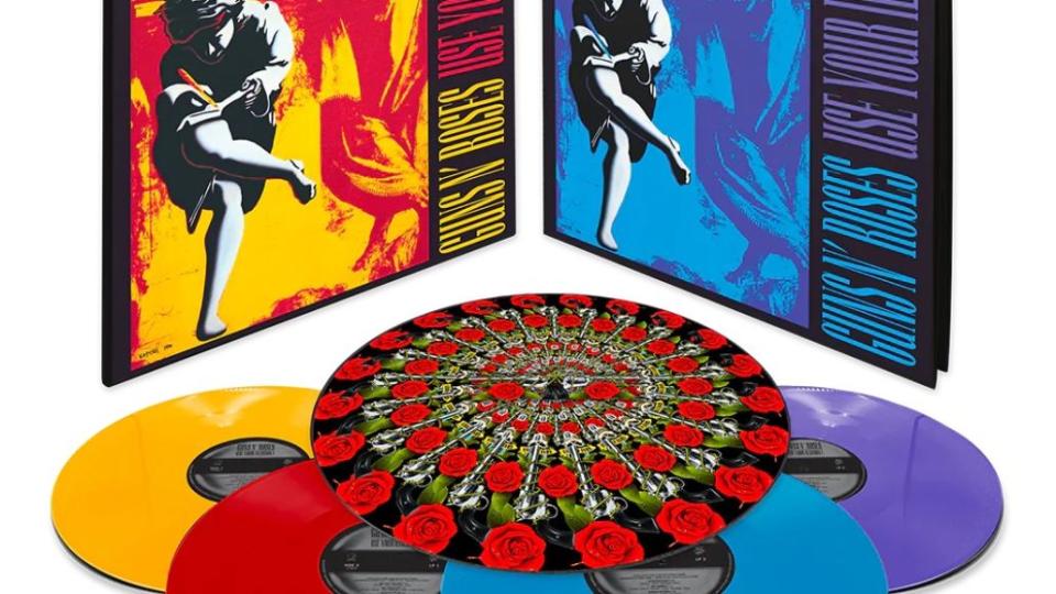 Guns N' Roses Use Your Illusion I and II LP set