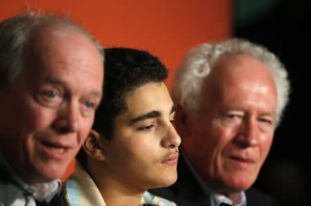 72nd Cannes Film Festival - News conference for the film "Le jeune Ahmed" (Young Ahmed) in competition - Cannes, France, May 21, 2019. Directors Jean-Pierre Dardenne and Luc Dardenne and cast member Idir Ben Addi attend the news conference. REUTERS/Stephane Mahe