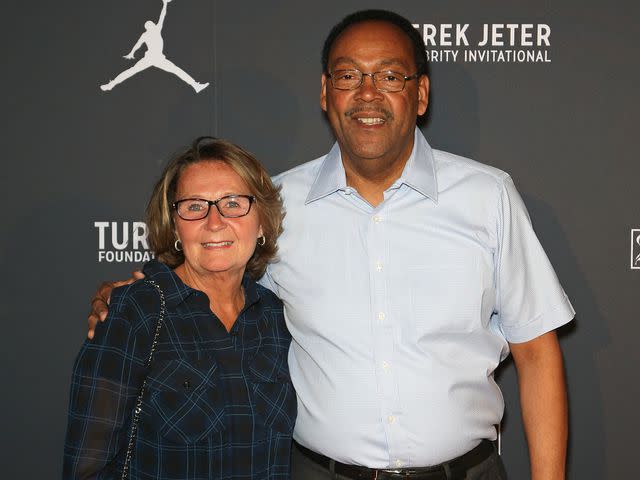 <p>Gabe Ginsberg/Getty</p> Dorothy and Sanderson Jeter attend Derek Jeter's 2016 Celebrity Invitational