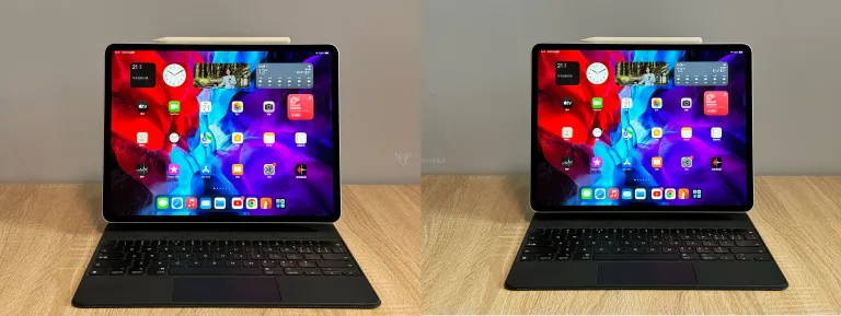 <cite>iPad Pro 2020 磁吸比較（Apple Pencil 2、Apple Pencil USB-C）。（圖／壹哥的科技生活提供）</cite>