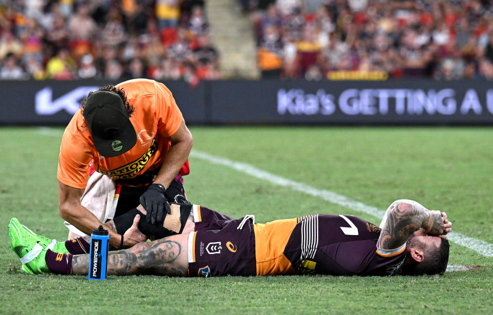 Adam Reynolds injured.