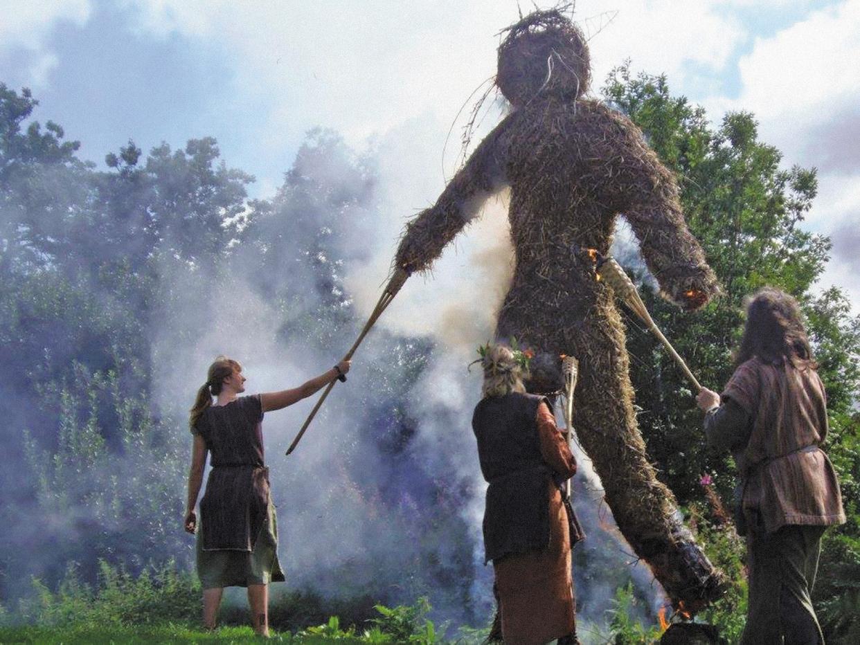 Iron Age folk celebrated the ancient Celtic festival of Samhain, which marked the end of the harvest