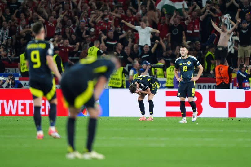 Hungary's Kevin Csoboth's late goal broke Scottish hearts in Stuttgart