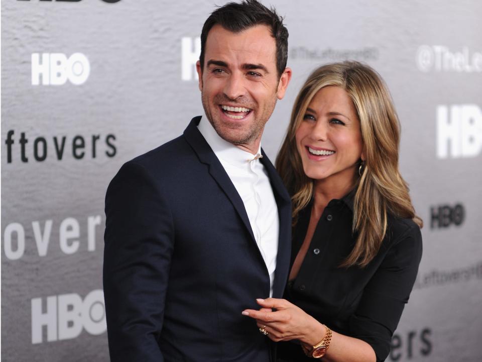 Jennifer Aniston Justin Theroux The Leftovers premiere 2014