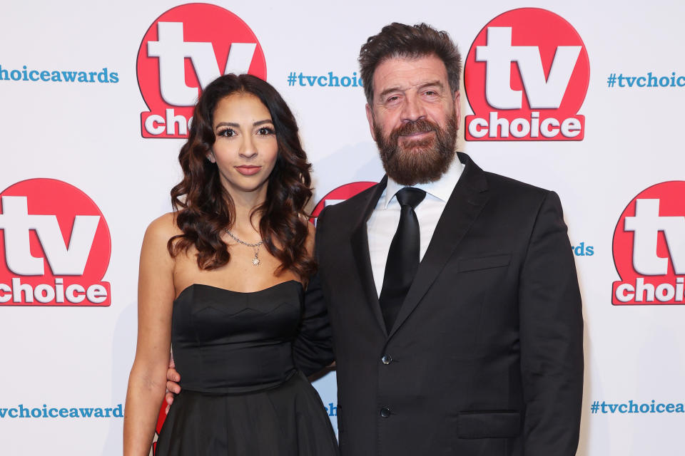 LONDON, ENGLAND - FEBRUARY 12: Katie Dadrie and Nick Knowles attend the TV Choice Awards 2024 at The London Hilton on Park Lane on February 12, 2024 in London, England. (Photo by Hoda Davaine/Dave Benett/Getty Images)