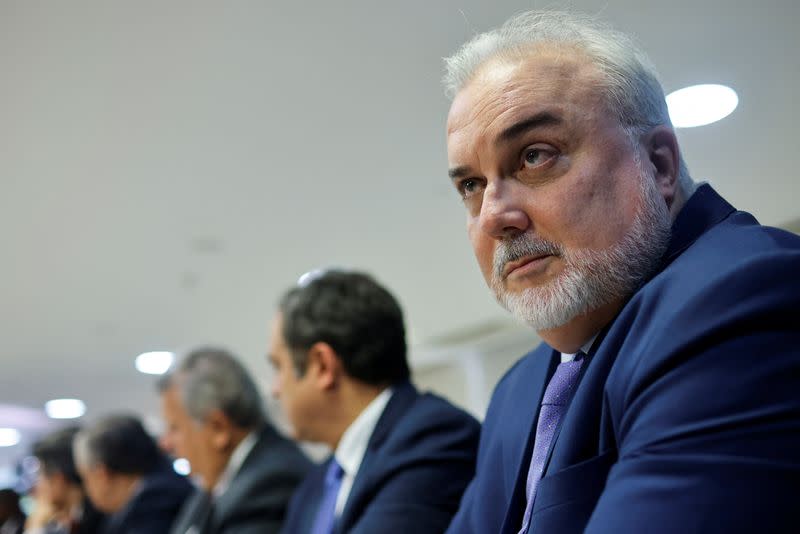 FILE PHOTO: Brazil’s state-run oil company Petrobras Chief Executive Jean-Paul Prates attends a ministerial meeting at the Planalto Palace in Brasilia