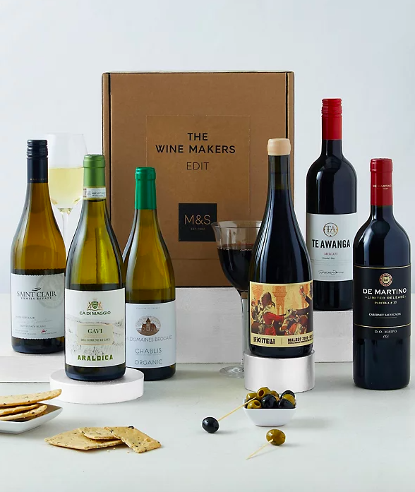 Wine Makers Premium Edit - Round the World Mixed Case Gift. (Marks & Spencer)