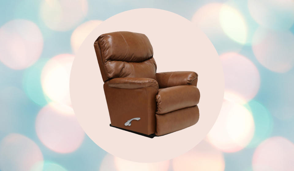 Brown Larson recliner rocker