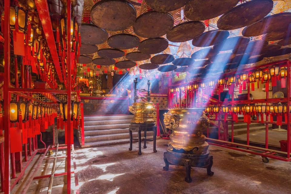 10) Man Mo Temple in Hong Kong