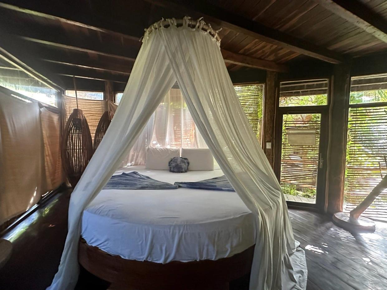 Inside Azulik treehouse