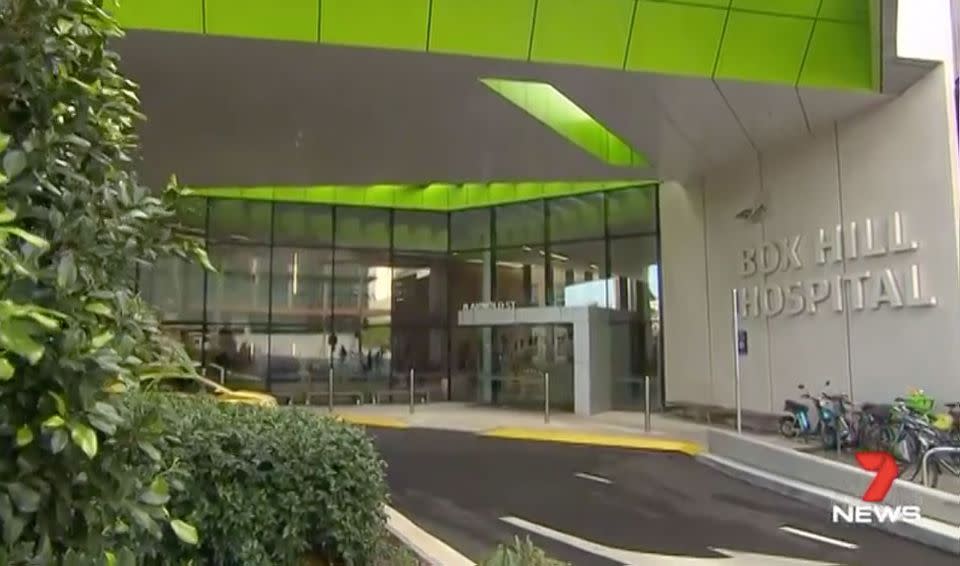 Box Hill Hospital. Source: 7 News