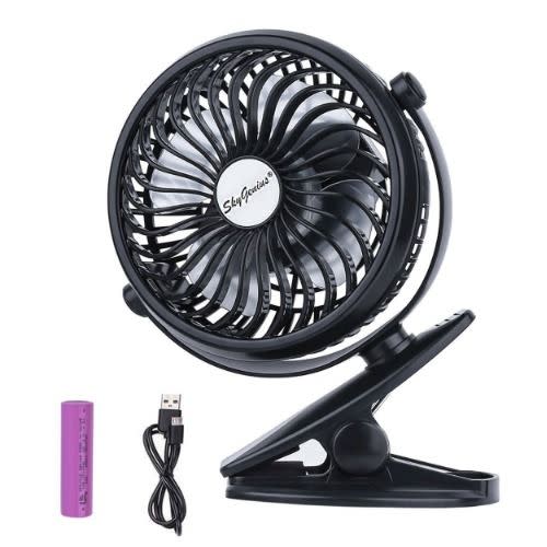 SkyGenius Battery Operated Clip-On Fan