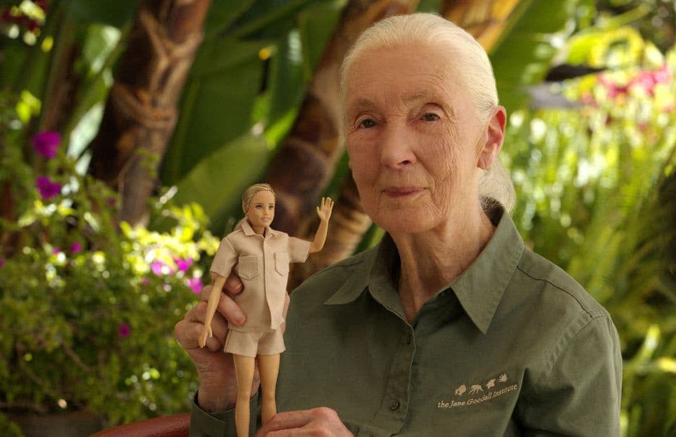 Jane Goodall et sa Barbie - Mattel