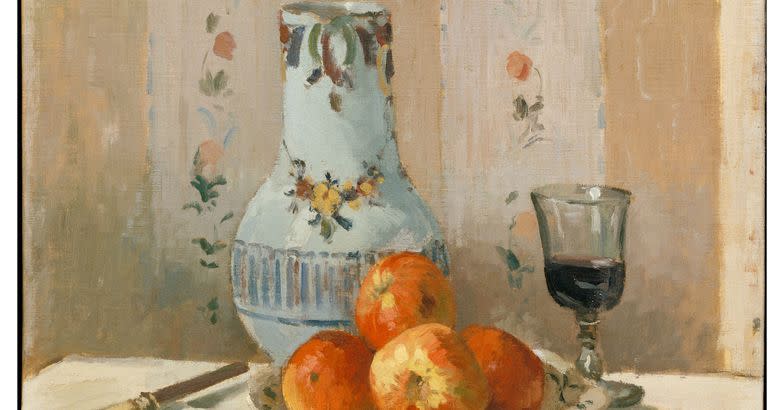 Still Life with Apples and Pitcher, Camille Pissarro