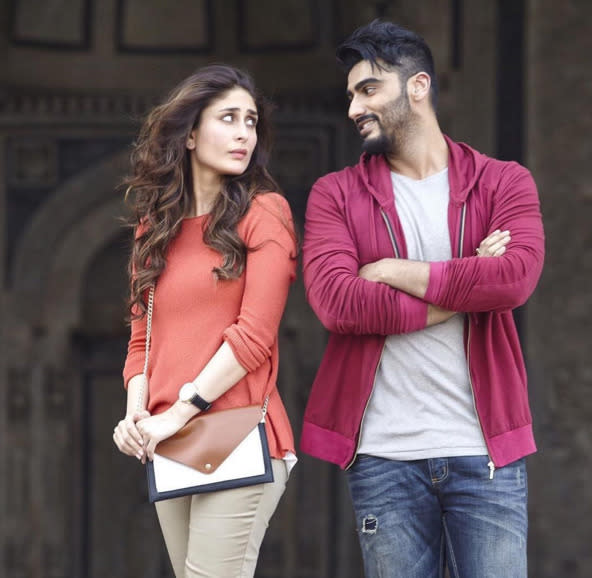 <p>With Bollywood being swamped by the news of constant break ups, these two are keeping the valentine day vibes going on with their adorable chemistry onscreen. Kareena and Arjun, two of the most beloved and promising Kapoor’s come together to set the screen on fire. We sure can’t wait to watch this<i> jodi </i>hit the big screen. What about you?</p><p><a href="https://www.instagram.com/p/BCAEamgj27S/" rel="nofollow noopener" target="_blank" data-ylk="slk:https://www.instagram.com/p/BCAEamgj27S/;elm:context_link;itc:0;sec:content-canvas" class="link ">https://www.instagram.com/p/BCAEamgj27S/</a></p>
