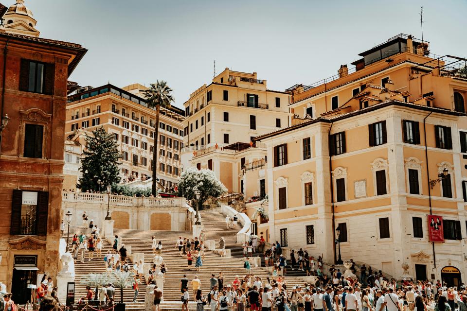 Come summer, major attractions like the Spanish Steps in Rome are thronged by international tourists and vacationing Europeans.