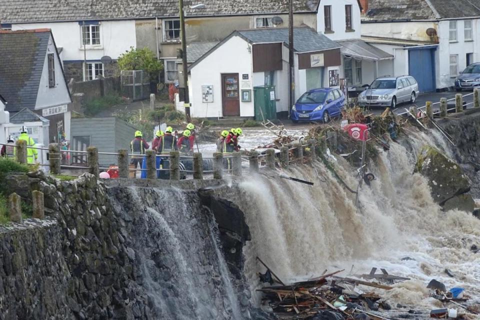 The flooding was caused by heavy rainfall over a short period <i>(Image: Cornwall Council)</i>