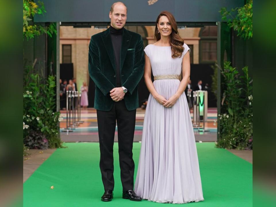 Starker Auftritt: Prinz William und Herzogin Kate beim Earthshot Prize 2021. (Bild: imago/ZUMA Press)
