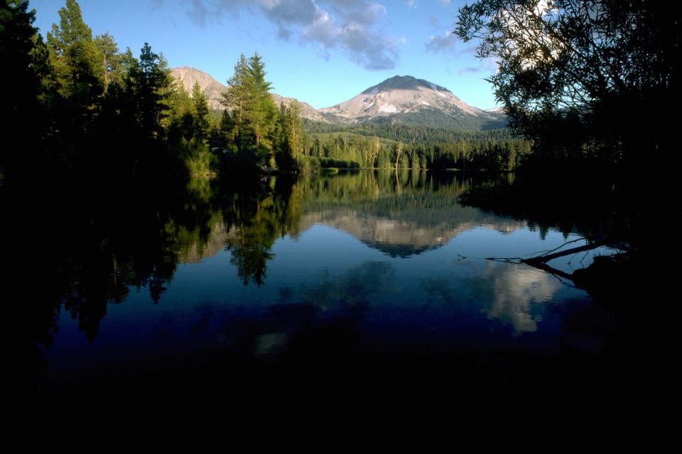 <p>Northern California is known for Yellowstone, but <a href="https://www.nationalparks.org/explore-parks/lassen-volcanic-national-park" rel="nofollow noopener" target="_blank" data-ylk="slk:Lassen Volcanic National Park;elm:context_link;itc:0;sec:content-canvas" class="link ">Lassen Volcanic National Park</a> is also a sight to be seen. Lassen is, obviously, also volcanic, with hot springs, mud pots, and steam vents. Lassen Peak is the largest plug dome volcano in the world. </p>